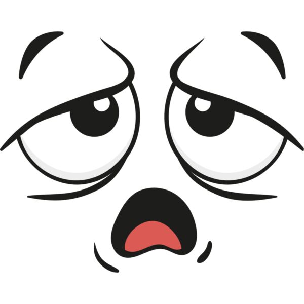 Cartoon Tired Face 1 Thumbnail