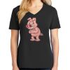 Ladies Core Cotton V-Neck Tee Thumbnail