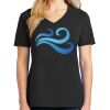 Ladies Core Cotton V-Neck Tee Thumbnail