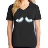 Ladies Core Cotton V-Neck Tee Thumbnail