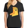 Ladies Core Cotton V-Neck Tee Thumbnail