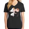 Ladies Core Cotton V-Neck Tee Thumbnail