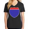 Ladies Core Cotton V-Neck Tee Thumbnail
