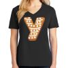 Ladies Core Cotton V-Neck Tee Thumbnail