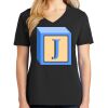 Ladies Core Cotton V-Neck Tee Thumbnail