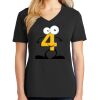 Ladies Core Cotton V-Neck Tee Thumbnail