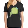 Ladies Core Cotton V-Neck Tee Thumbnail