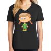 Ladies Core Cotton V-Neck Tee Thumbnail