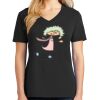 Ladies Core Cotton V-Neck Tee Thumbnail
