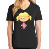 Ladies Core Cotton V-Neck Tee Thumbnail