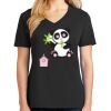 Ladies Core Cotton V-Neck Tee Thumbnail
