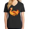 Ladies Core Cotton V-Neck Tee Thumbnail