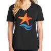 Ladies Core Cotton V-Neck Tee Thumbnail