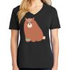 Ladies Core Cotton V-Neck Tee Thumbnail