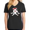Ladies Core Cotton V-Neck Tee Thumbnail