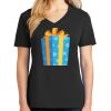 Ladies Core Cotton V-Neck Tee Thumbnail