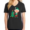 Ladies Core Cotton V-Neck Tee Thumbnail