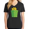 Ladies Core Cotton V-Neck Tee Thumbnail