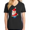 Ladies Core Cotton V-Neck Tee Thumbnail