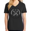 Ladies Core Cotton V-Neck Tee Thumbnail