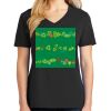 Ladies Core Cotton V-Neck Tee Thumbnail