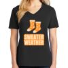Ladies Core Cotton V-Neck Tee Thumbnail